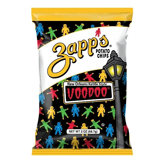 Zapp's Potato Chips Voodoo Chips, 2 Ounces Louisiana Pantry