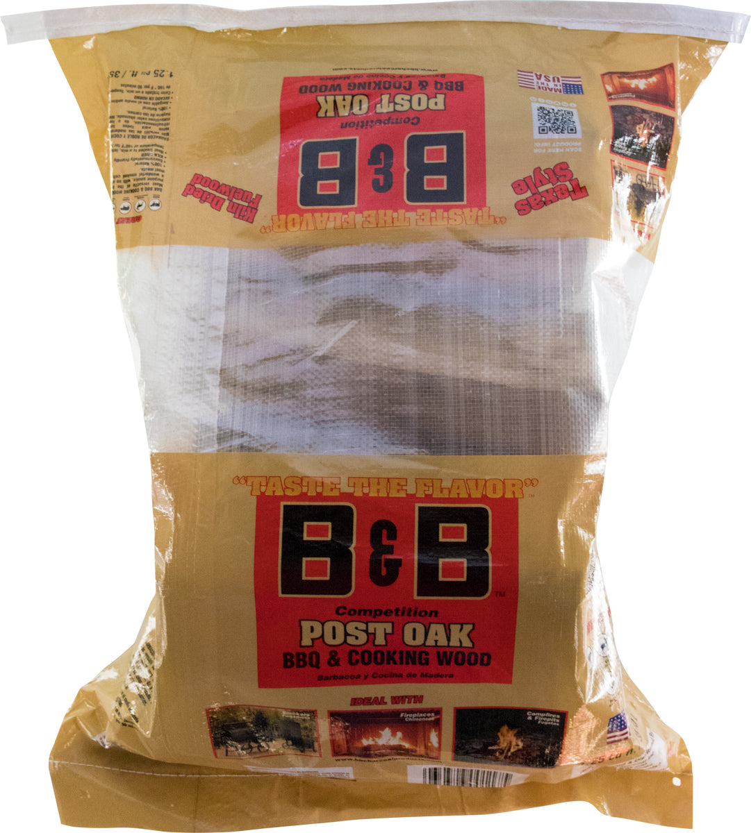 B & B - Post Oak BBQ Cooking Wood - 1.25 Cu. Ft. – Louisiana Pantry