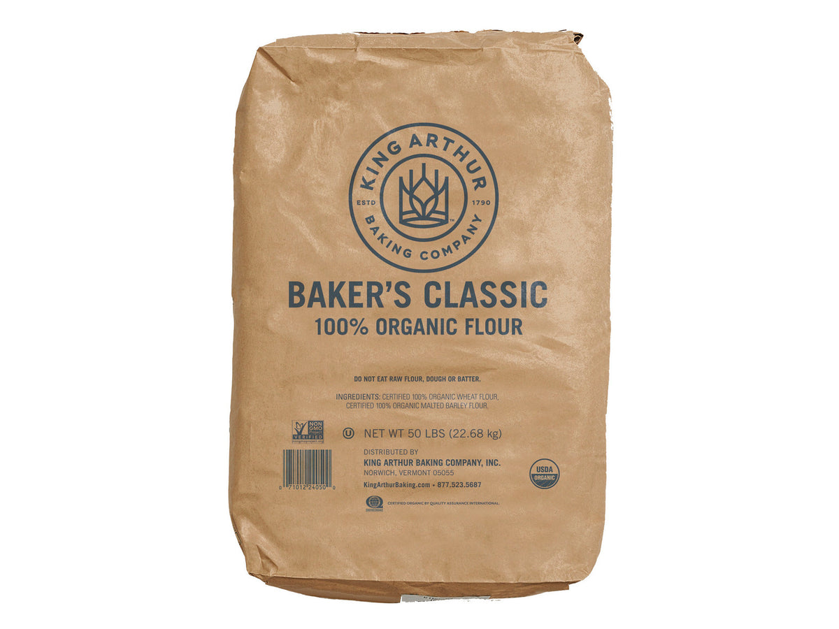 King Arthur Organic Baker's Classic Flour 50lb Louisiana Pantry