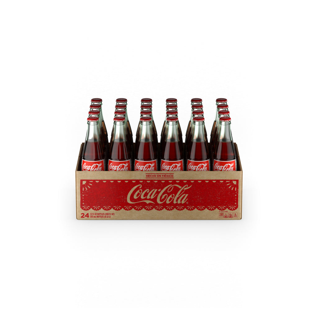Mexican Coca-Cola Glass 355 mL Bottle 24 Pack