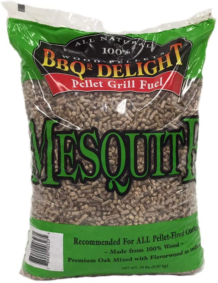 BBQer's Delight 20 lb Mesquite Smoking Pellet Grill Fuel