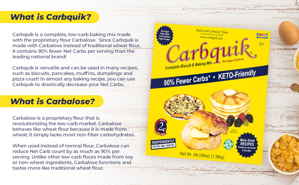 Carbquik Low Net Carb Baking Mix 3lb Box