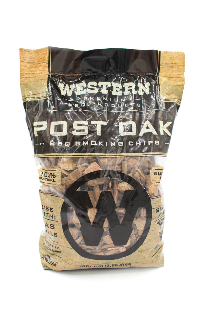 Western Wood - Post Oak BBQ Smoking Chips - 180 cu. in.