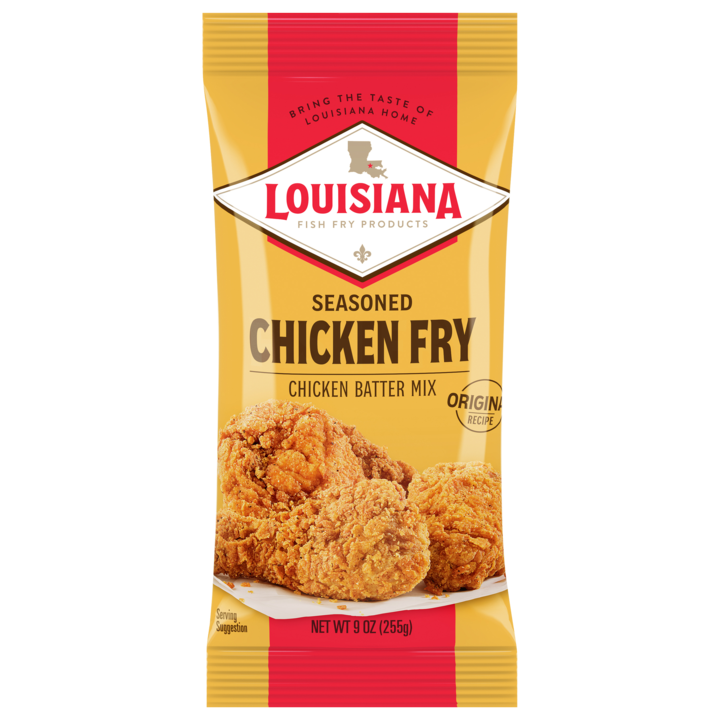 Louisiana Seasoned Crispy Chicken Fry Batter 9oz (Pack of 2)