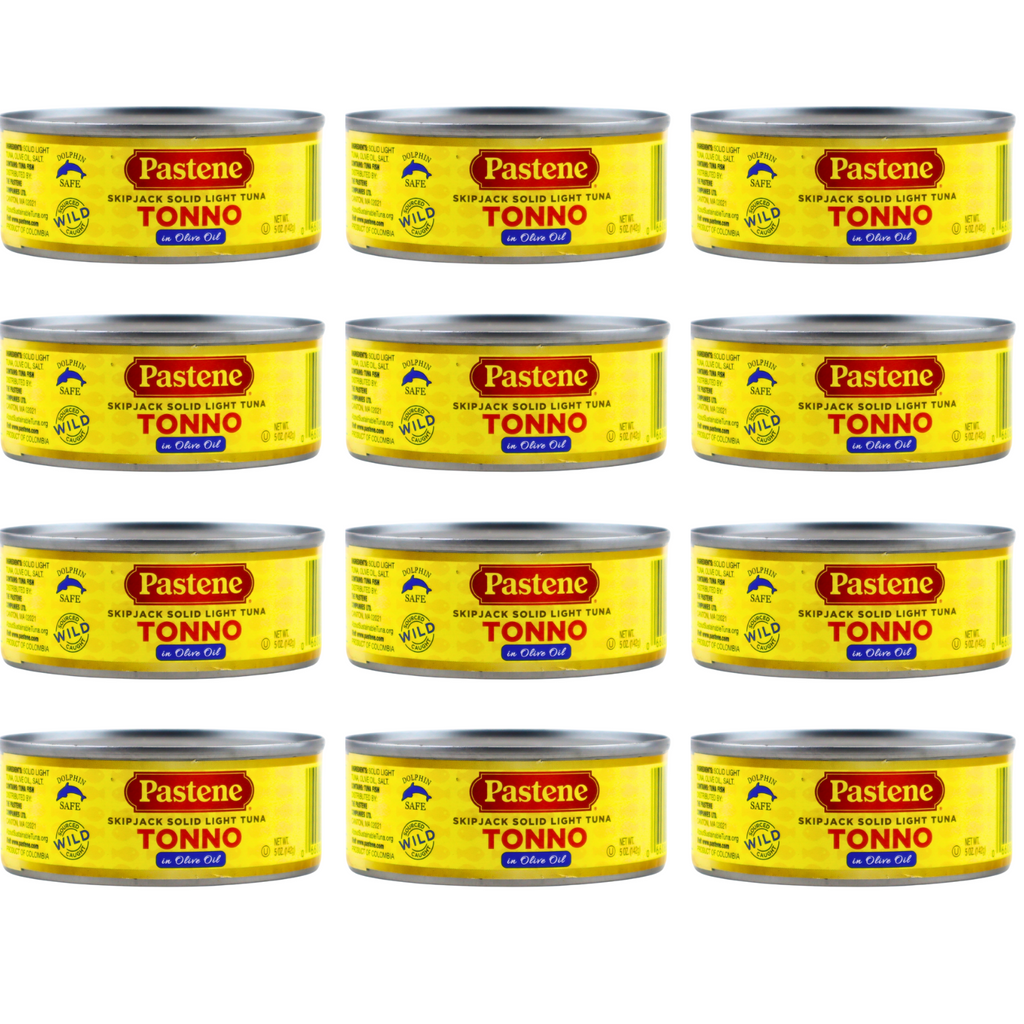 Pastene Tonno Tuna in Olive Oil, 3 Ounce (12 Pack)