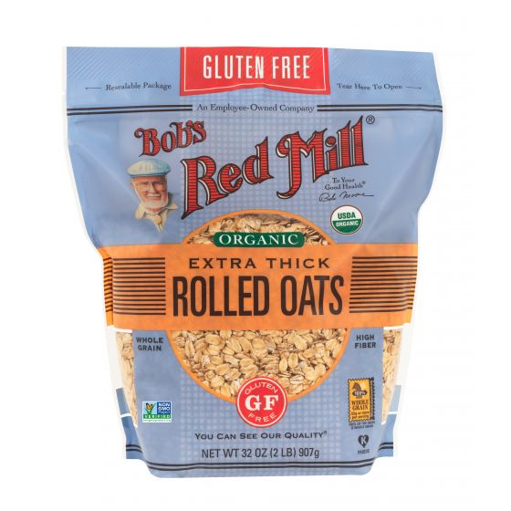 Bob's Red Mill Gluten Free Organic Extra Thick Rolled Oats 32oz