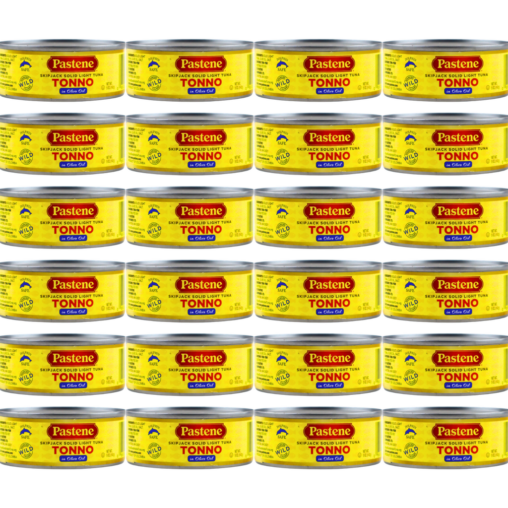 Pastene Tonno Tuna in Olive Oil, 3 Ounce (24 Pack)