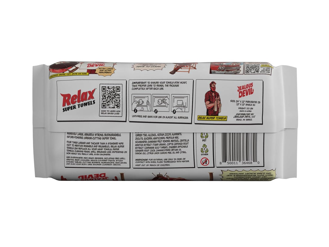 Jealous Devil Relax Cleaning Towels