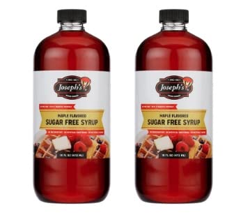 Joseph's Sugar Free Maple Syrup, 16 oz (Pack of 2)