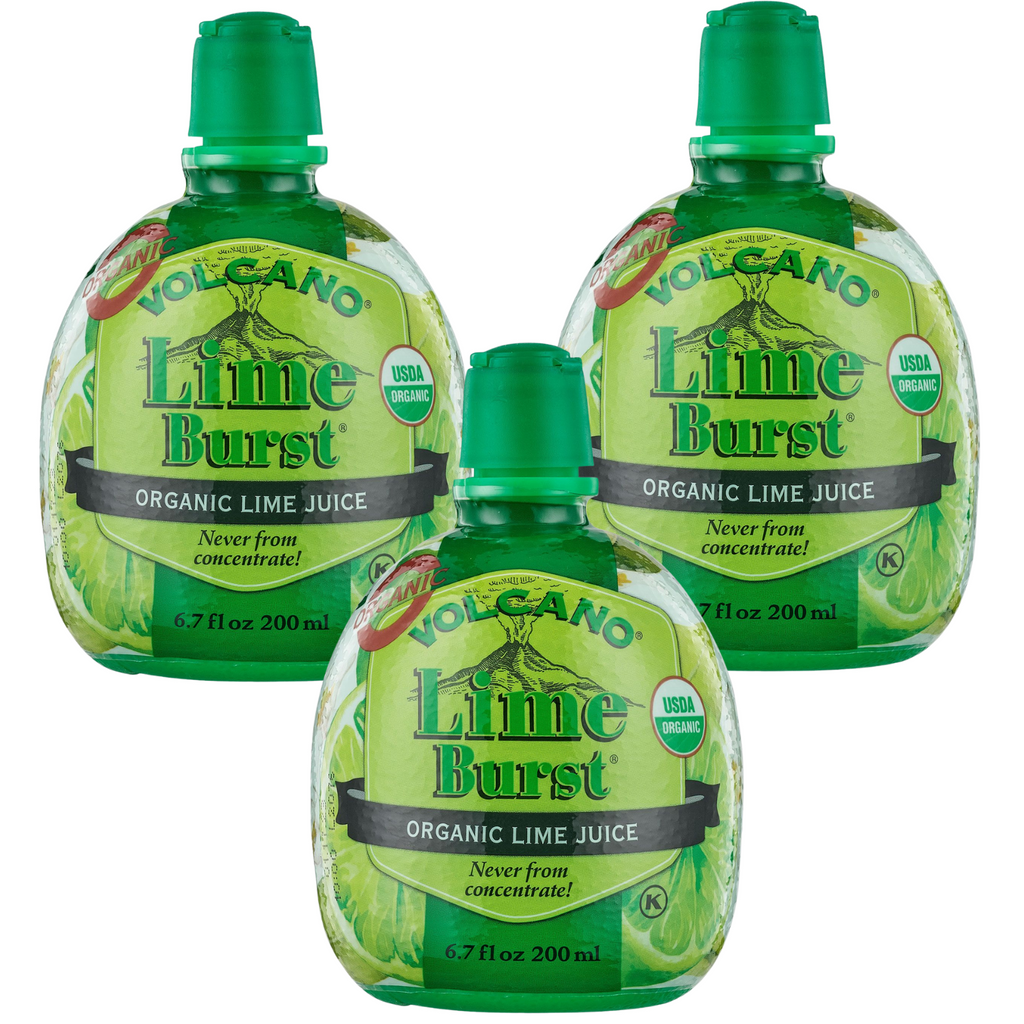 Volcano Lime Juice Burst 6.7 oz (3 Pack)