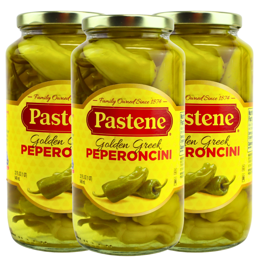 Pastene Peperoncini Peppers In Vinegar (3 Pack)