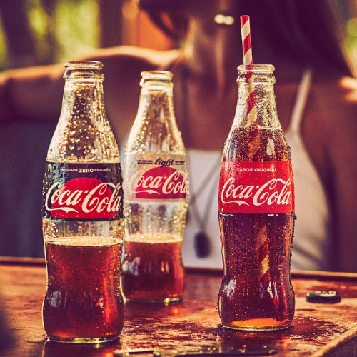 FRESH 1.25 Liter Mexican GLASS Coke Coca-Cola-VERY RARE!!