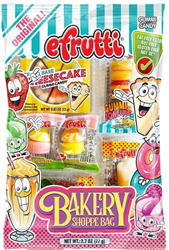 eFrutti Bakery Shoppe Bag Gummy Candy, 2.7 Ounce (12 Pack)