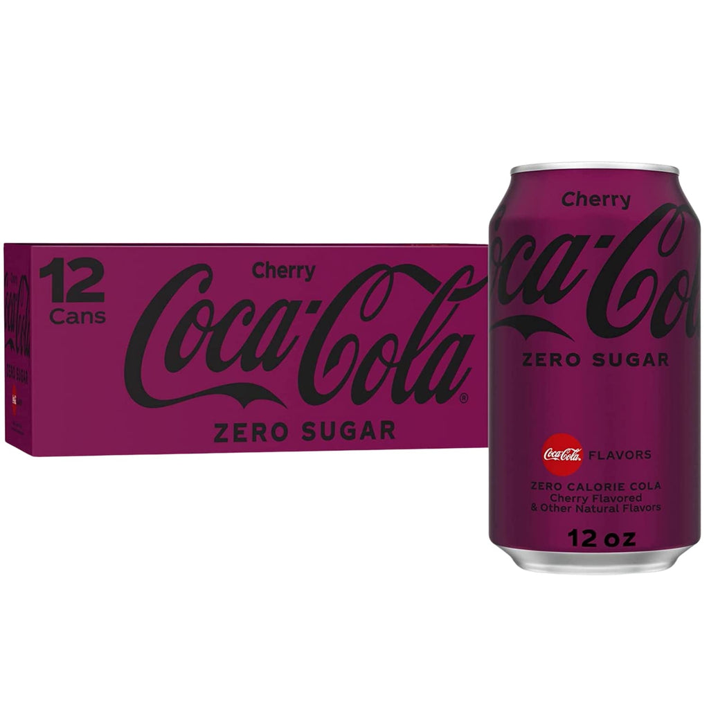 Coca-cola Cherry Soda Bundled by Louisiana Pantry (Cherry Zero, 12 oz 12 Pack)