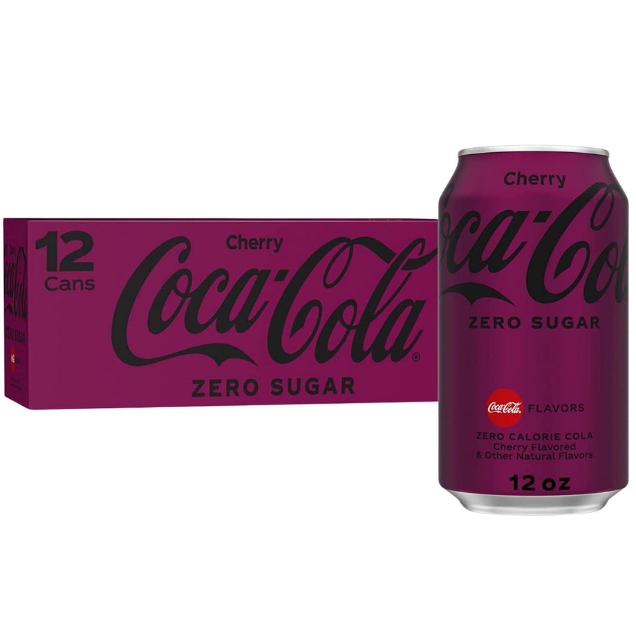 Coca-cola Cherry Soda Bundled by Louisiana Pantry (Cherry Zero, 12 oz