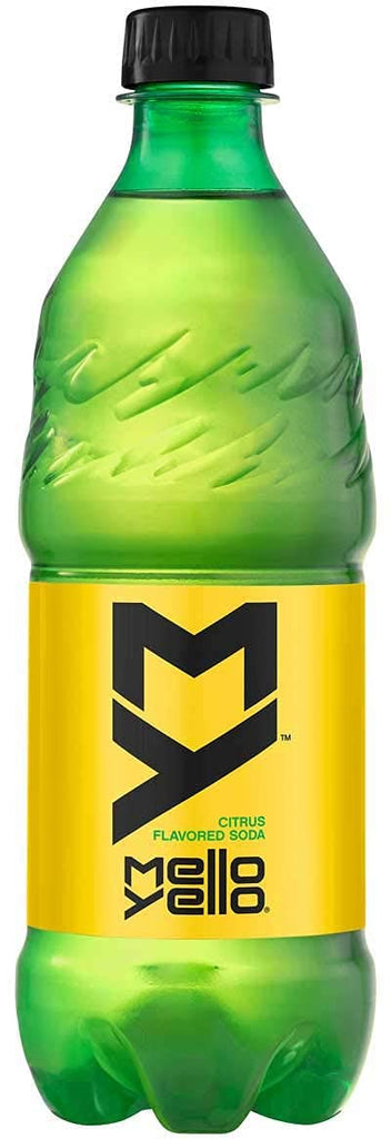 Mello Yello Soda Citrus, 20oz Bottle (Pack of 8, Total of 160 Oz)