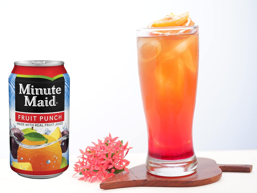 Minute Maid Fruit Punch Cans, 12 Ounces Bundled by Louisiana Pantry (12 Pack)