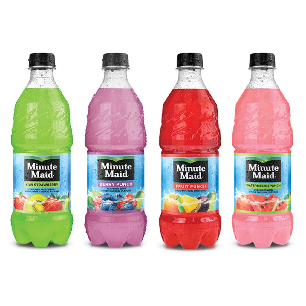 Louisiana Pantry Minute Maid Fruit Punch - 12, 20 Ounce Bottles (4 Flavor Variety Pack)