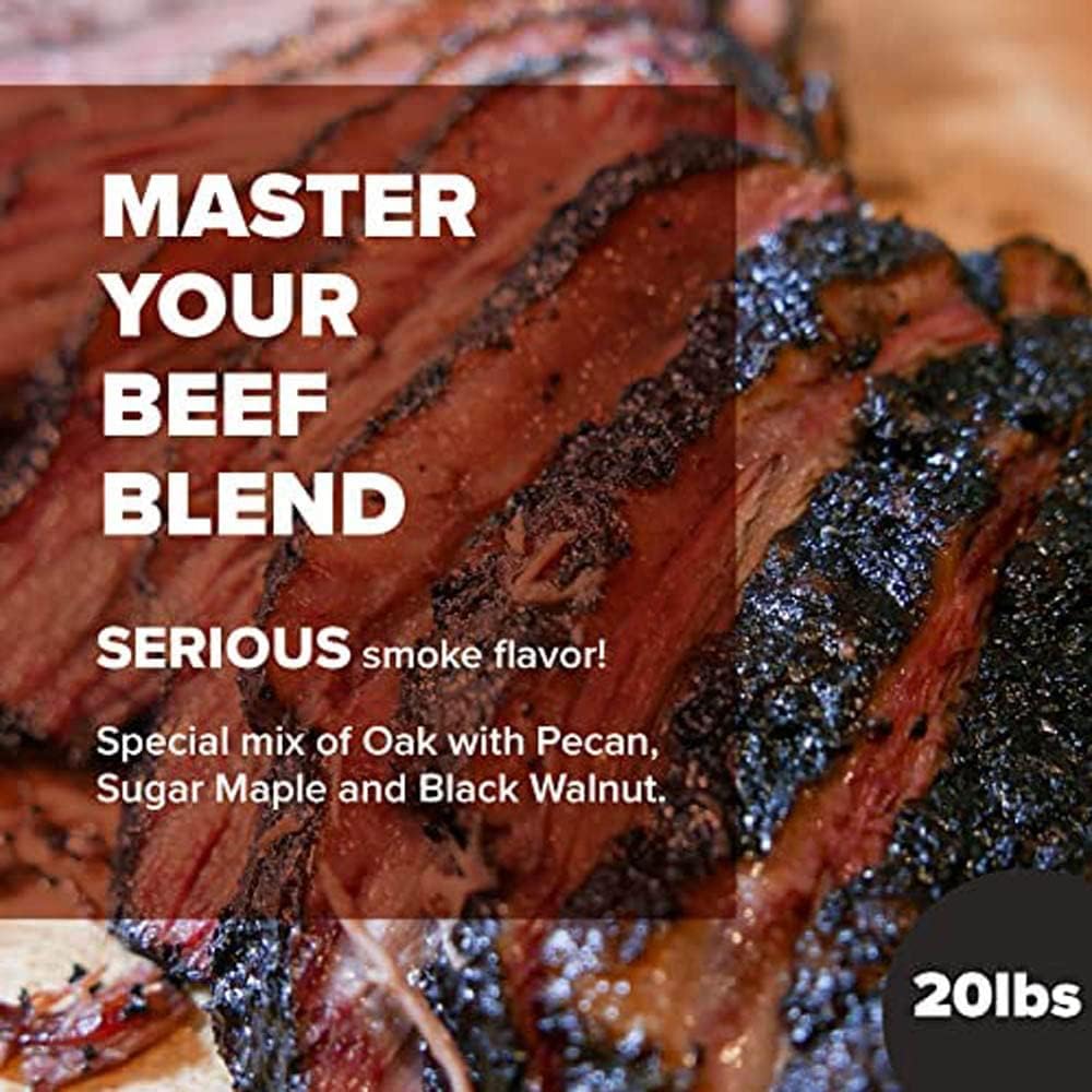 Master Your Beef Flavor BBQR's Delight Smoking BBQ Pellets 20 Pounds