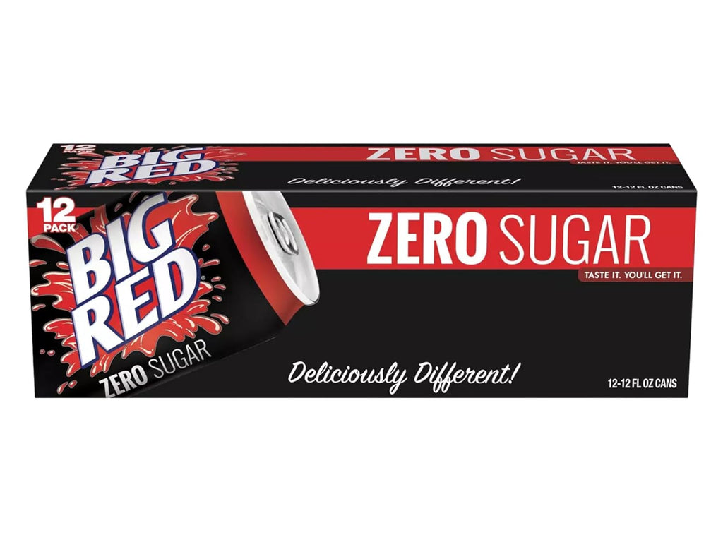 Big Red Zero Cream Soda Soft Drink Bundled by Louisiana Pantry (Big Red Zero, 12 Pack 12 oz)