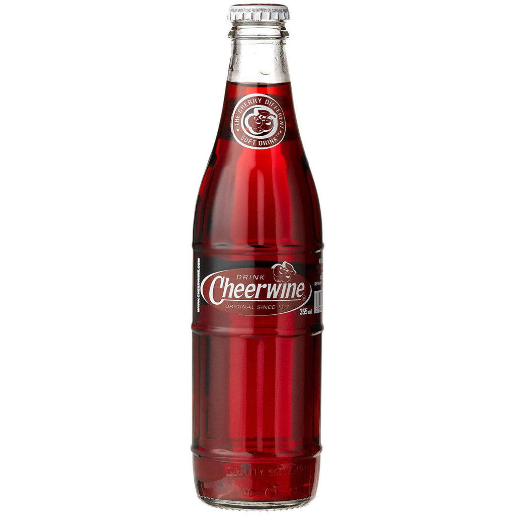 Cheerwine Cherry Soft Drink Soda, 12 Fl Oz Glass Bottle (Pack of 6, Total of 72 Fl Oz)