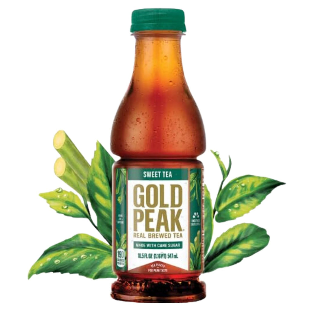 Gold Peak 18.5 Ounce, Pack Of 8, Total Of 148 Ounce Sweet Tea With Real Sugar