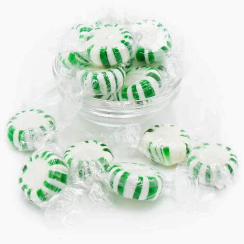 Starlight Wrapped Peppermints - Mix and Match by Weight - Peppermint, Chocolate, Cinnamon, or Spearmint Flavors - Bundled by Louisiana Pantry (Spearmint, 5 lbs)