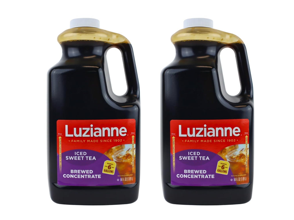 Luzianne Tea Concentrate 64 Ounce Southern Iced Tea Bundled by Louisiana Pantry (Sweetened, 2 Pack)