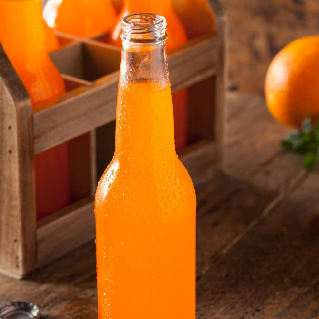 Mexican Glass Bottled Soda 12 Ounce Bundled by Louisiana Pantry (Fanta Orange, 24 Pack)