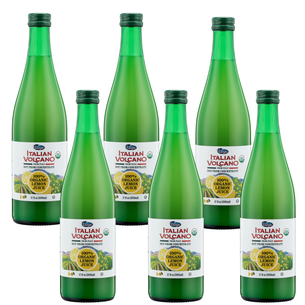 Italian Volcano Lemon Juice 500 ml (16.9 oz) (6 Pack)