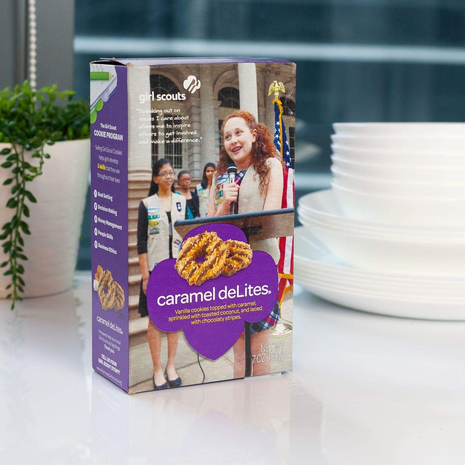 Girl Scout Caramel DeLites Cookies 7 Ounce Box – Louisiana Pantry