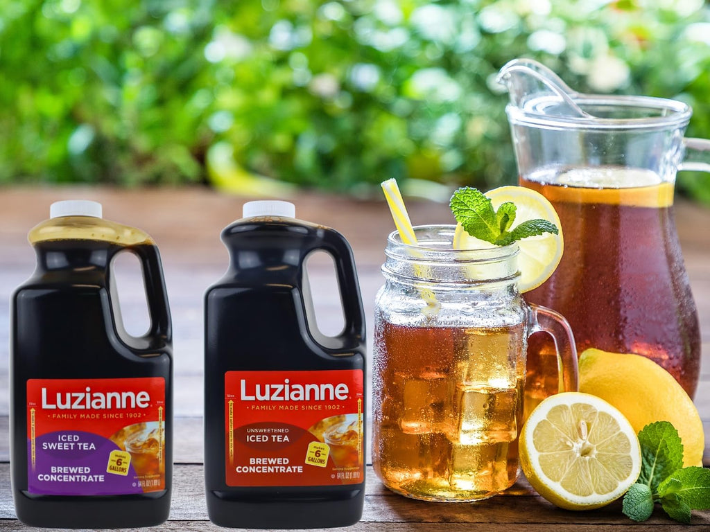 Luzianne Tea Concentrate 64 Ounce Southern Iced Tea Bundled by Louisiana Pantry (Combo Variety Pack, 6 Pack)