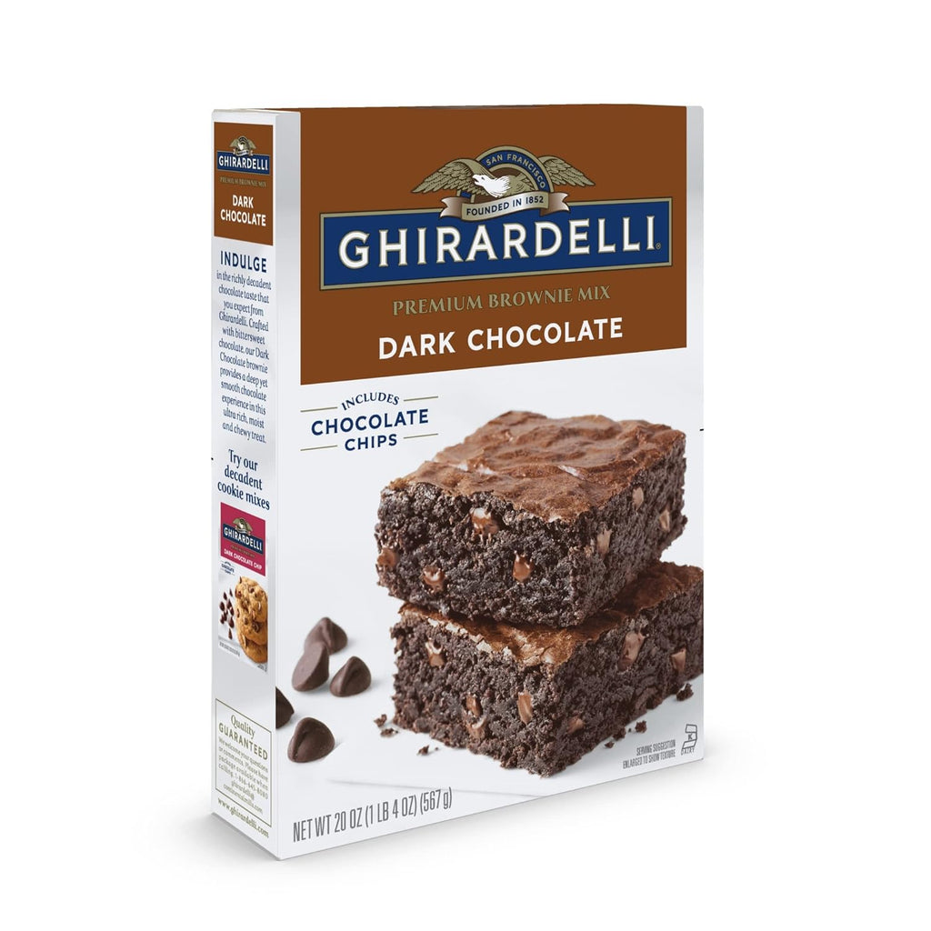 Ghirardelli Dark Chocolate Premium Brownie Mix, 20 Ounce