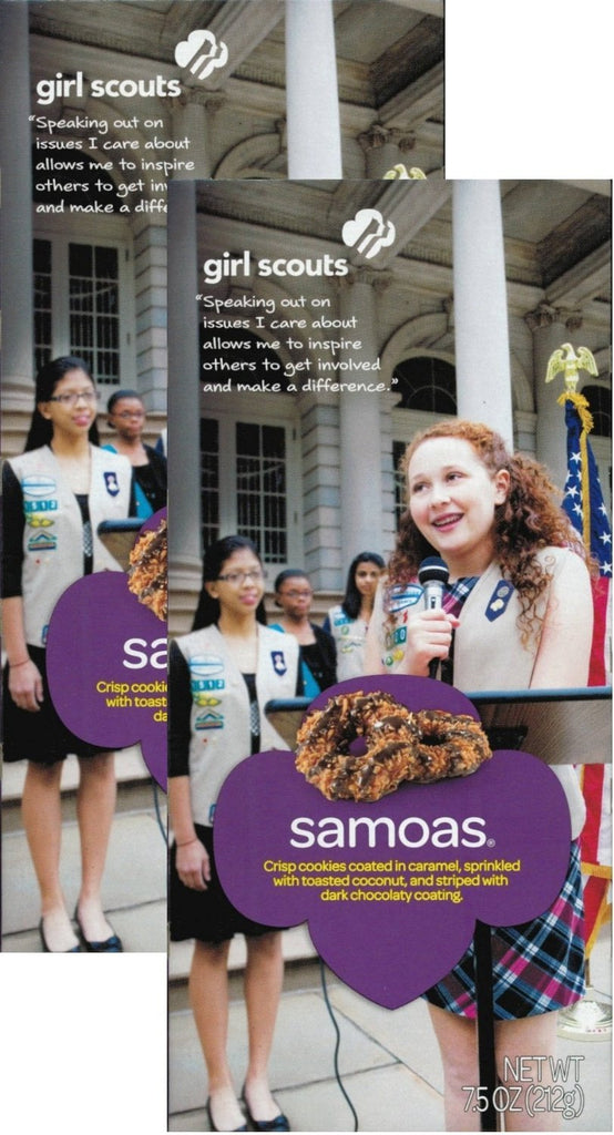 Girl Scout Samoas Cookies (2 Boxes - 15.0 oz)