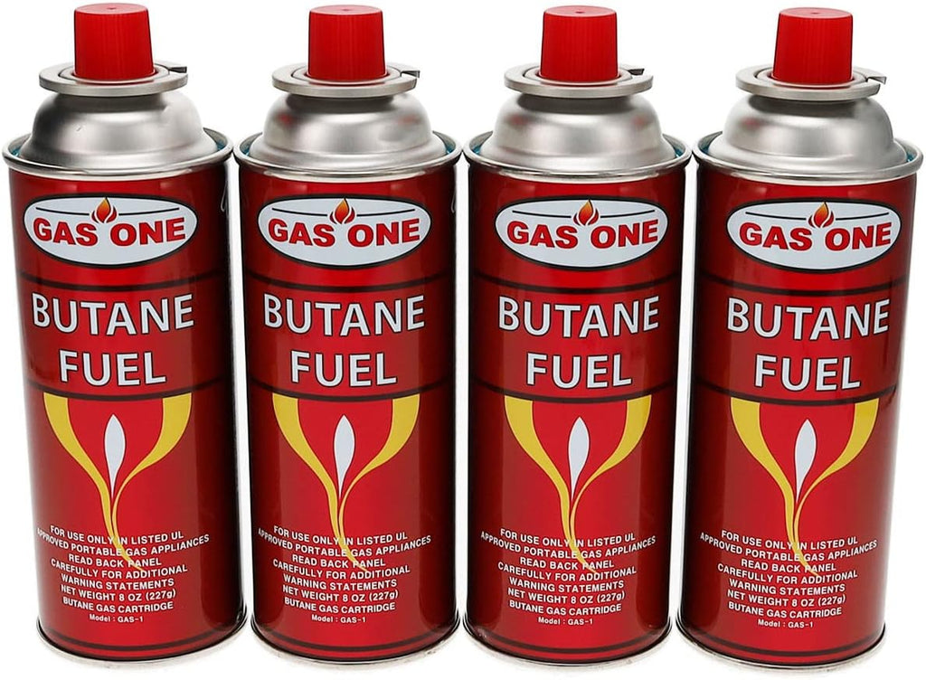 GasOne Butane Fuel Canister (4pack)