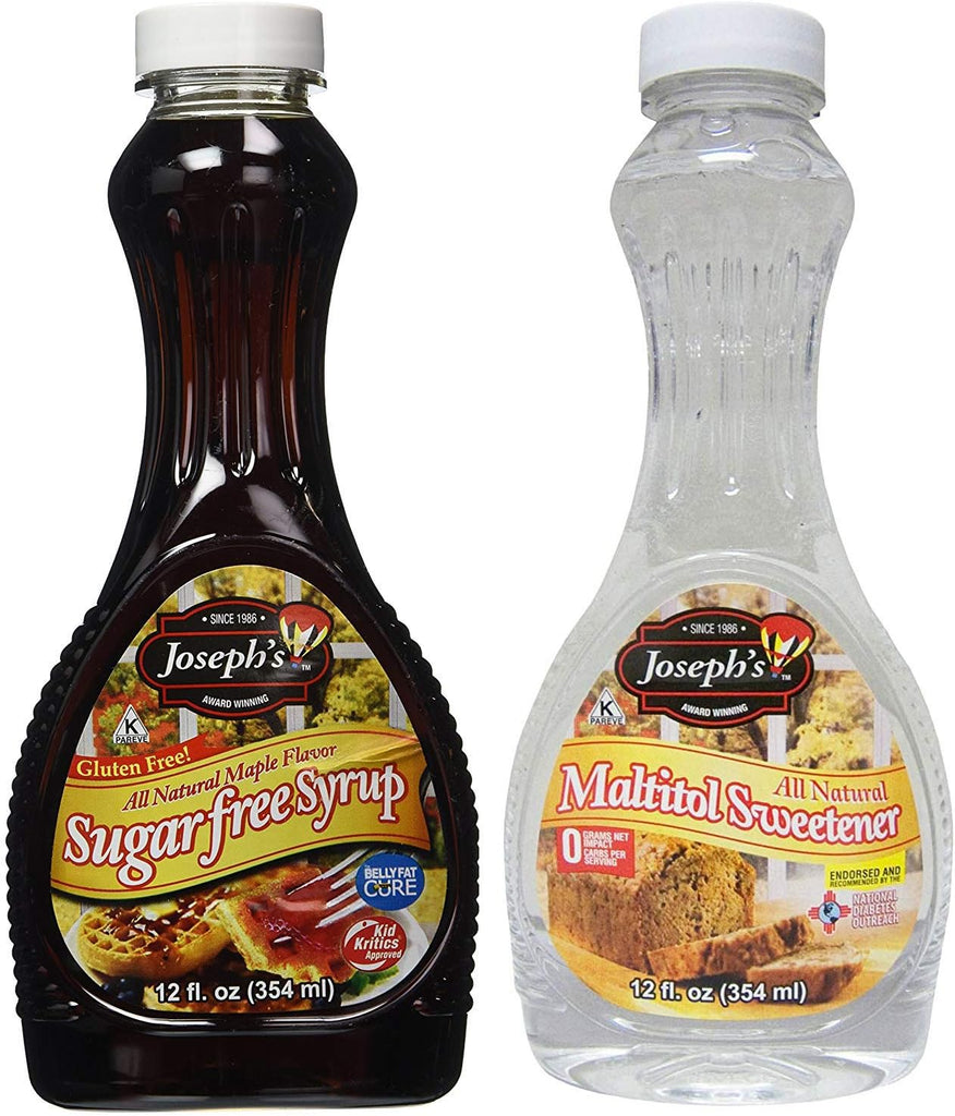 Bundle Of Joseph s Sugar Free Maple Syrup And Maltitol Sweetner Bundle of joseph s sugar free maple syrup and maltitol sweetner