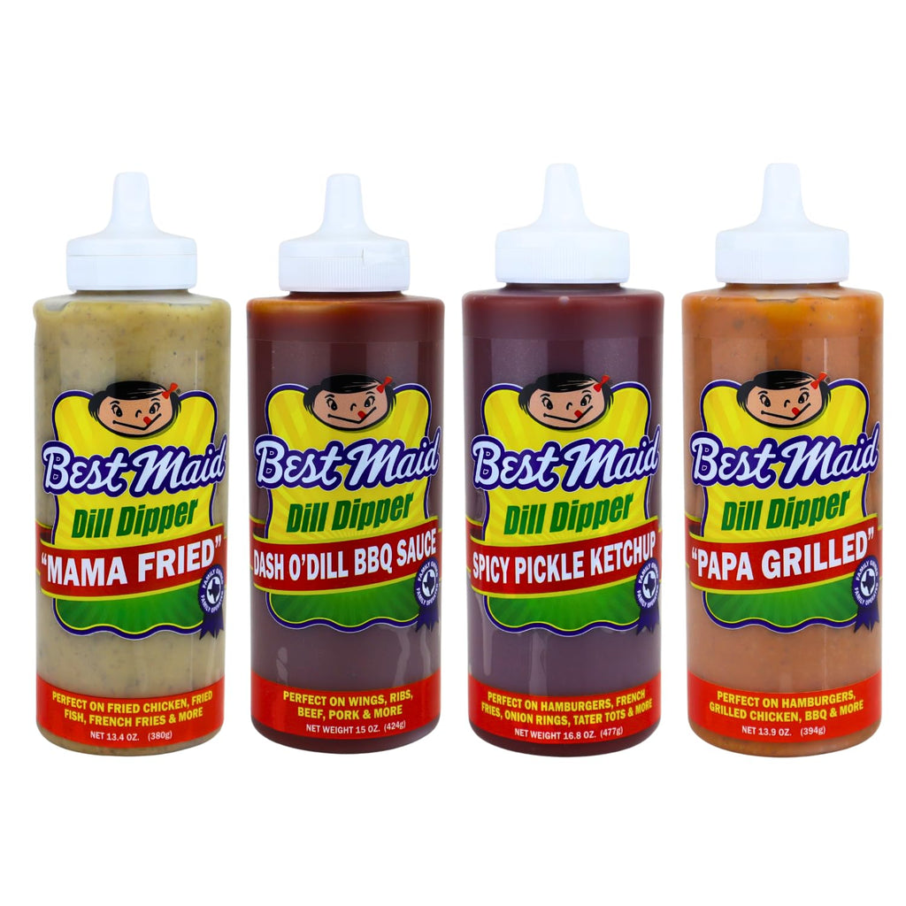 Best Maid Dill Dippers Sauce Bundle – 4 Different Flavors