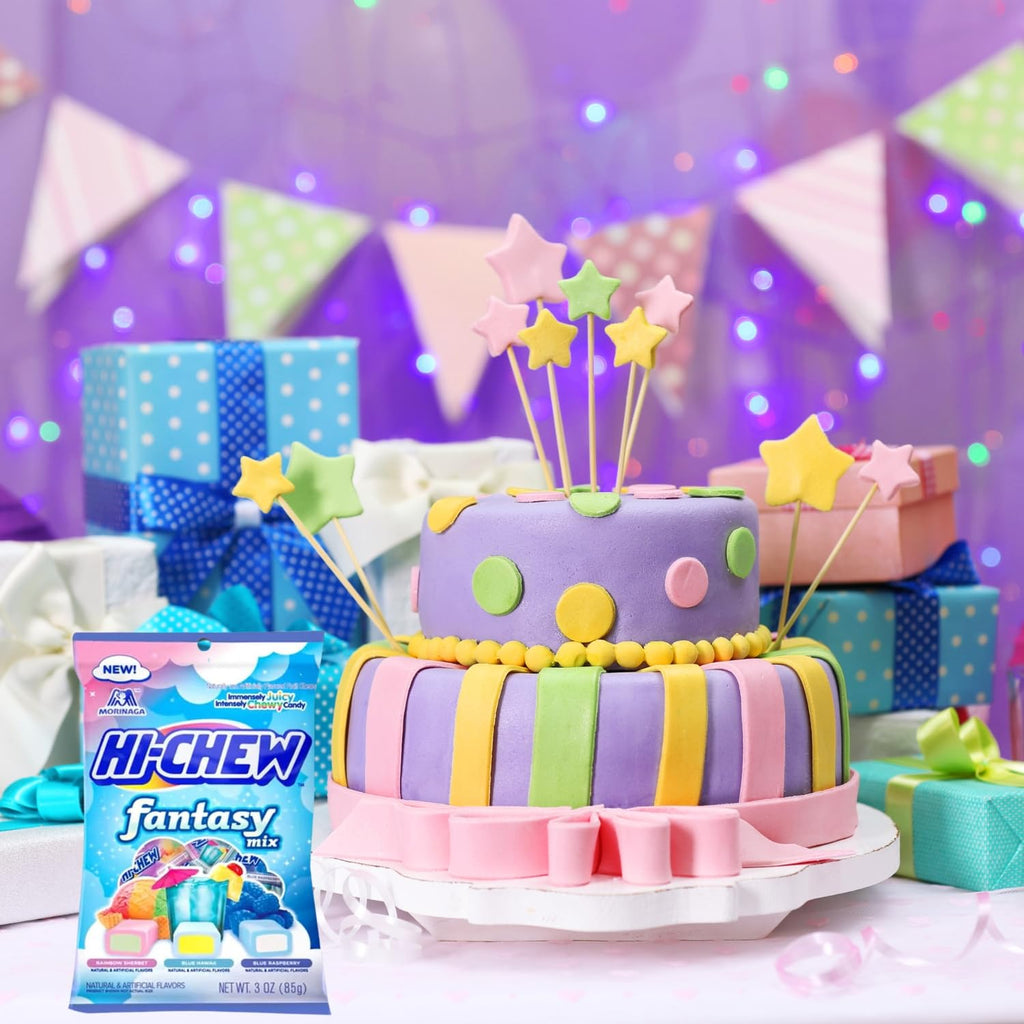 Hi-Chew Taffy Candy Super 8 Pack Variety - Original Mix, Sweet & Sour Mix, Plus Fruit, Smoothie Mix, Soda Pop Mix, Fantasy Mix, Berry Mix, and Tropical Mix - Bundled by Louisiana Pantry