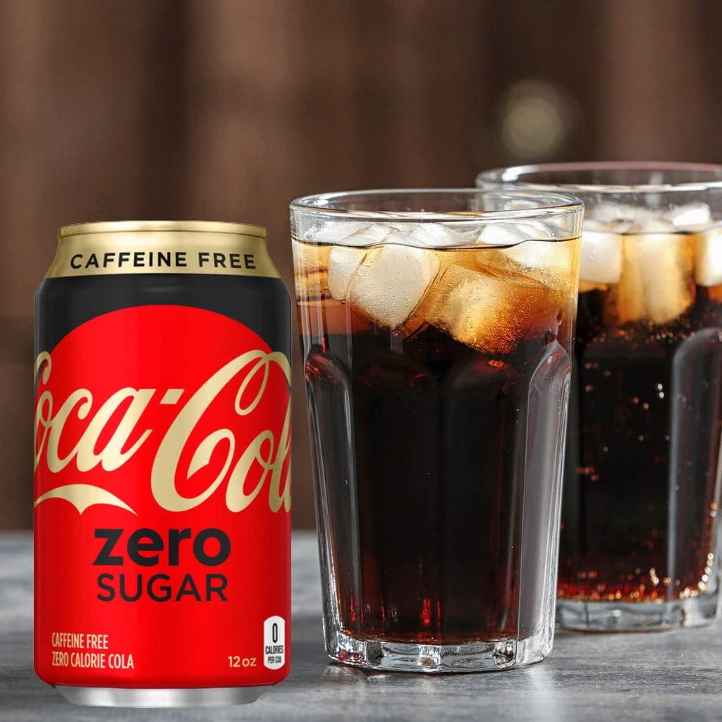 Coke Zero Caffeine Free Soda 12 oz Cans Bundled by Louisiana Pantry (12 Pack)