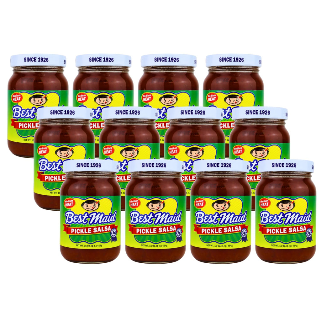 Best Maid Dill Pickle Salsa – Bold & Zesty Dill Flavor with a Tangy Kick – 16 oz Jar