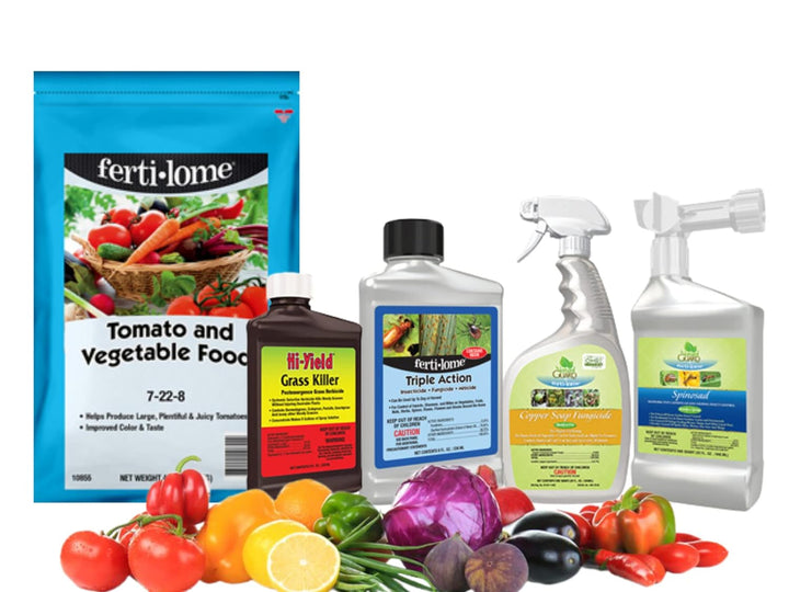 Fertilome and Hi-Yield Tomato and Vegetable Garden Super 5 Pack Bundled