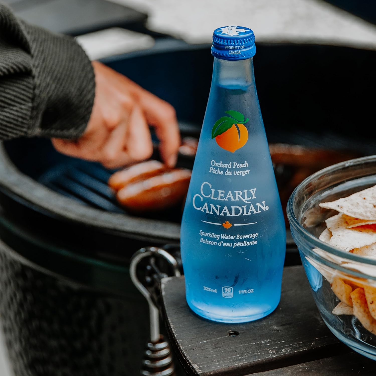 Spring Water Real Canadian Clearly Canadian Orchard Peach Sparkling Spring Water Beverage, Natura ...