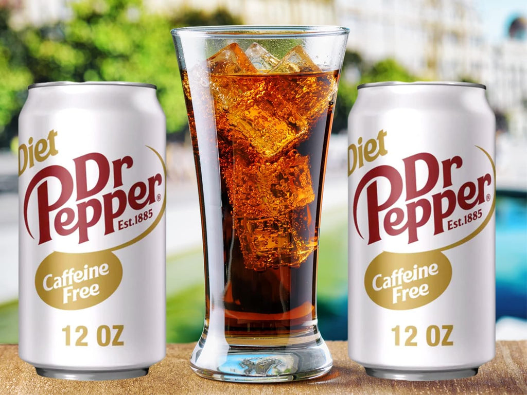 Dr. Pepper Diet Caffeine Free, 12 Ounces Bundled by Louisiana Pantry (12 Pack)