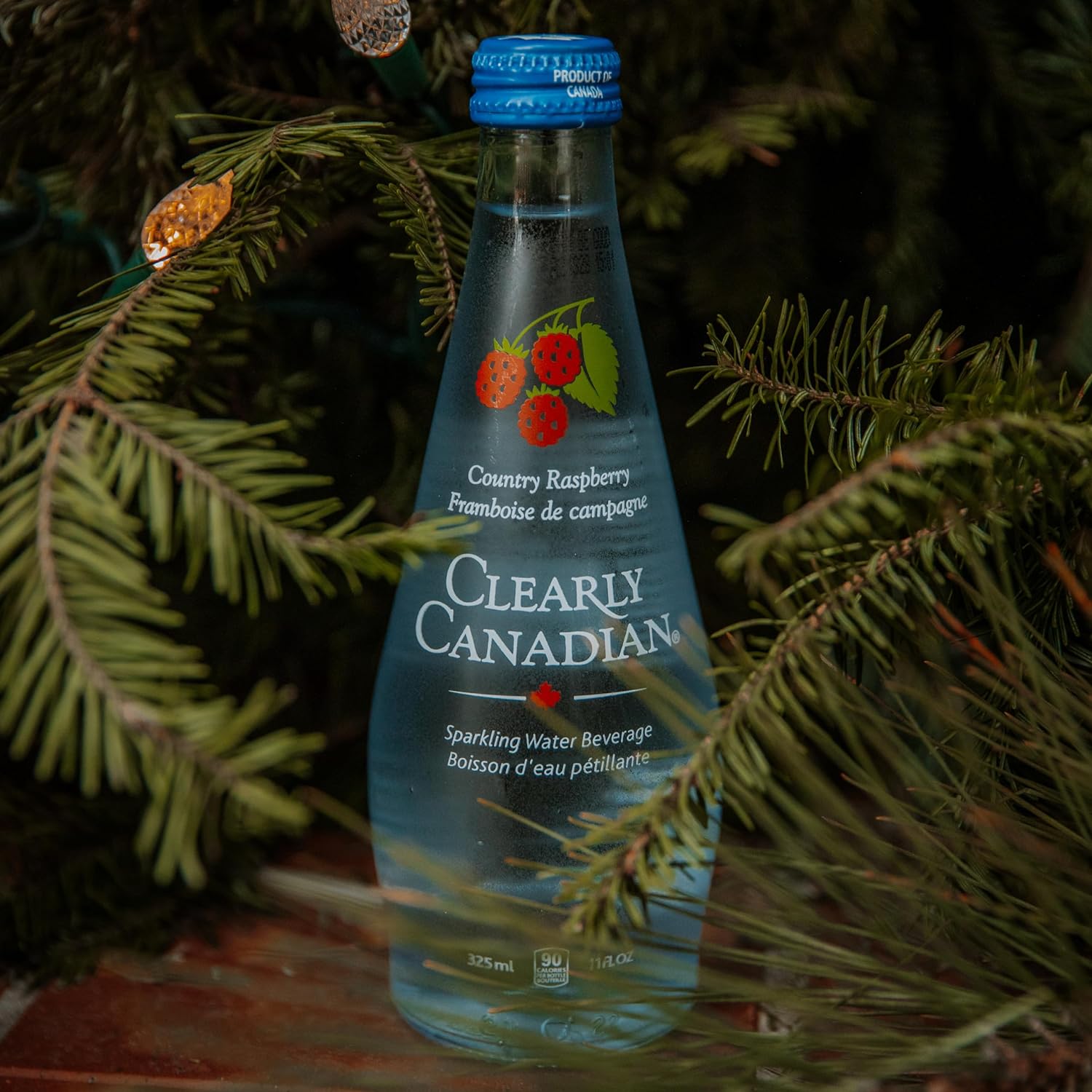 Clearly Canadian Country Raspberry Sparkling Spring Water Beverage, Na ...