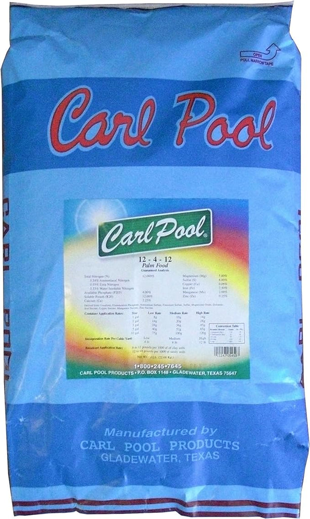 Carl Pool Palm Food 50 lb.