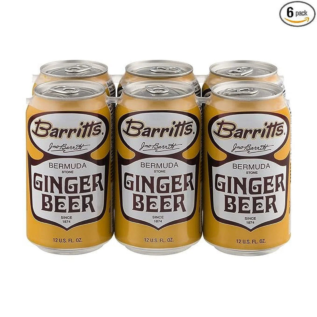 Barritt's Bermuda Stone Ginger Beer - 12 oz cans - 6pk