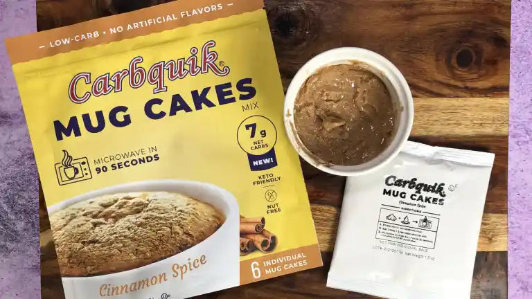 Carbquik Cinnamon Spice Keto-Friendly Mug Cakes Mix