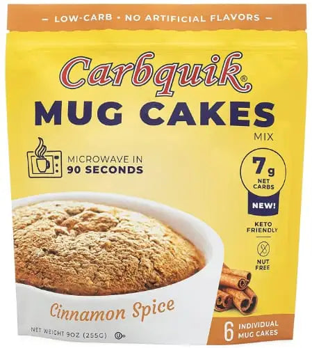 Carbquik Cinnamon Spice Keto-Friendly Mug Cakes Mix