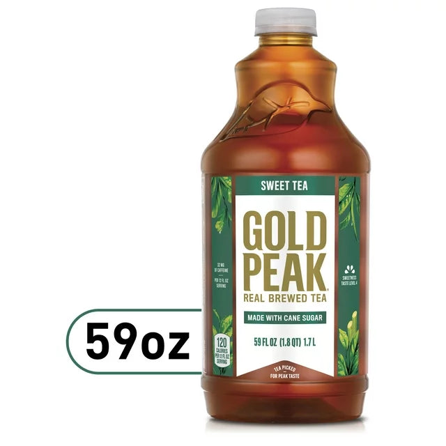 Gold Peak Sweetened Black Tea Bottle, 59 fl oz