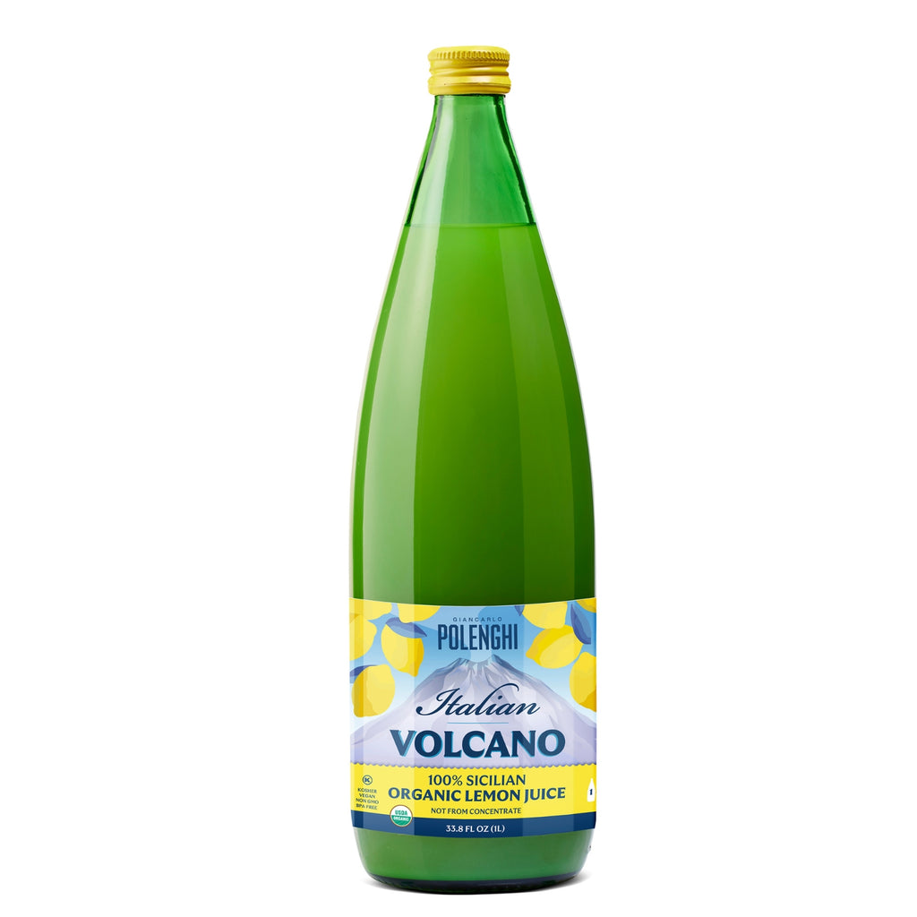 Organic Italian Volcano Lemon Juice, 33.8 oz